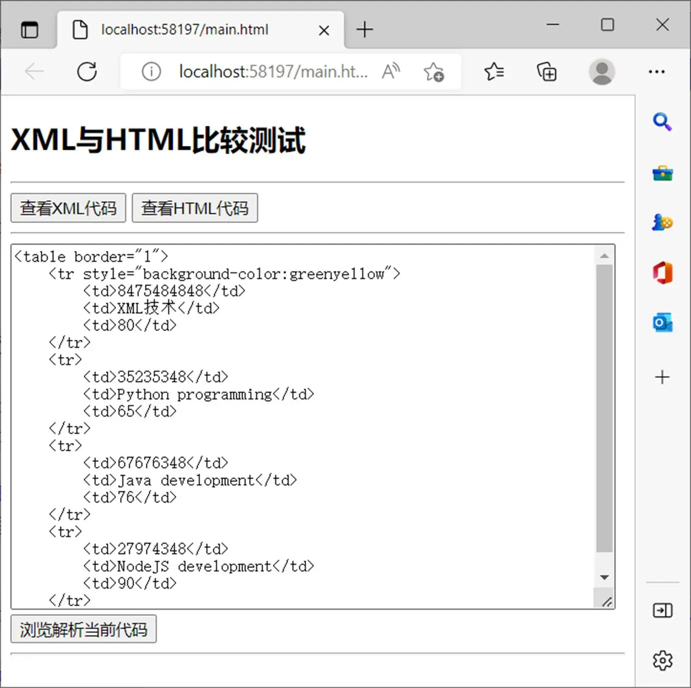 图1.6 加载HTML代码